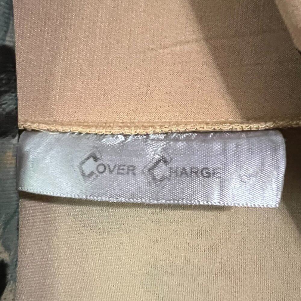 Peacock & Leopard Print Drape Open Cardigan Top F… - image 8